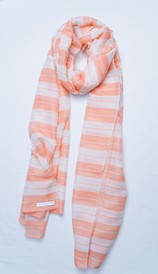 Beach Peach - Soft Cashmere Scarf for Elegant Style & Warmth